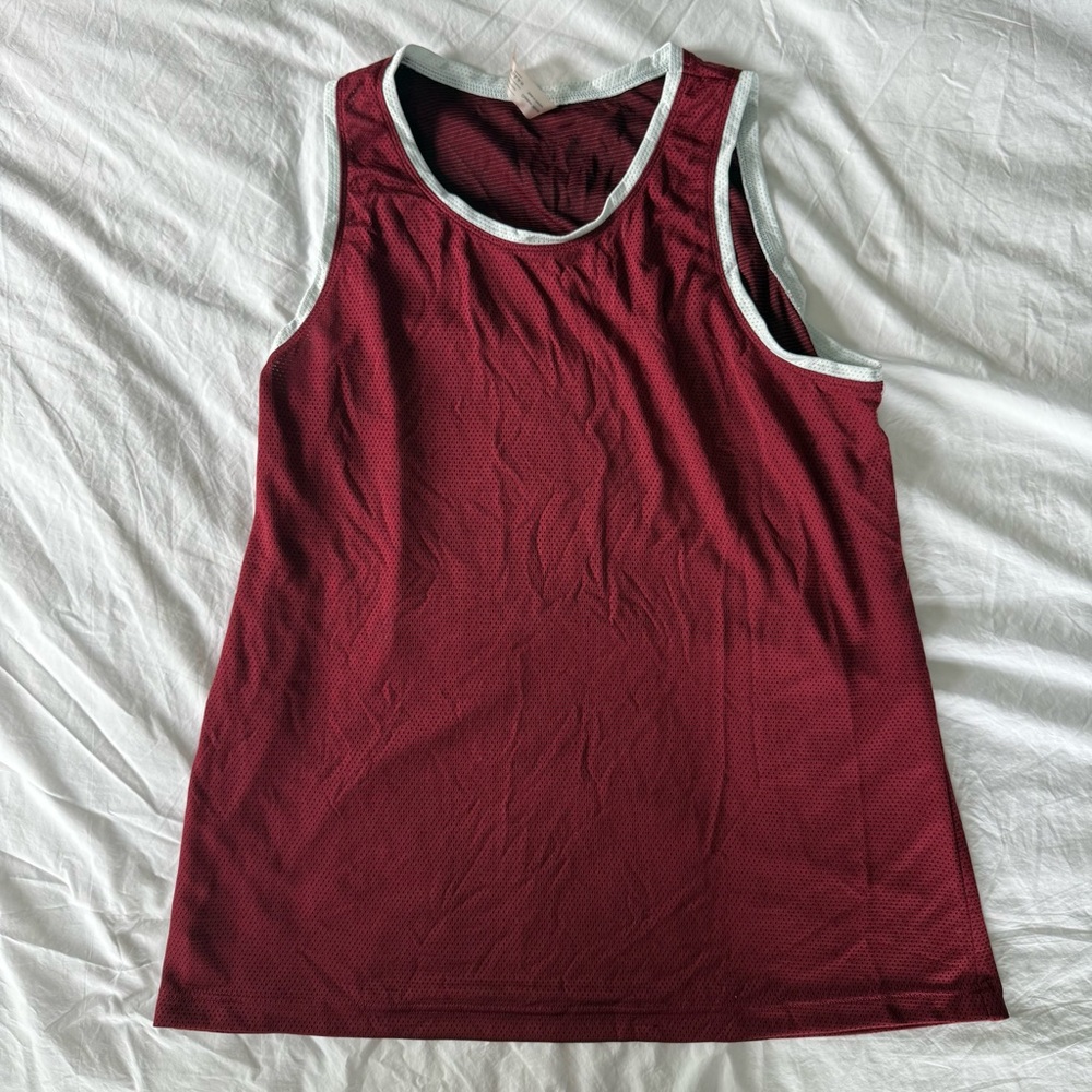 Outdoor Voices RecMesh Red Sleeveless Tank Top